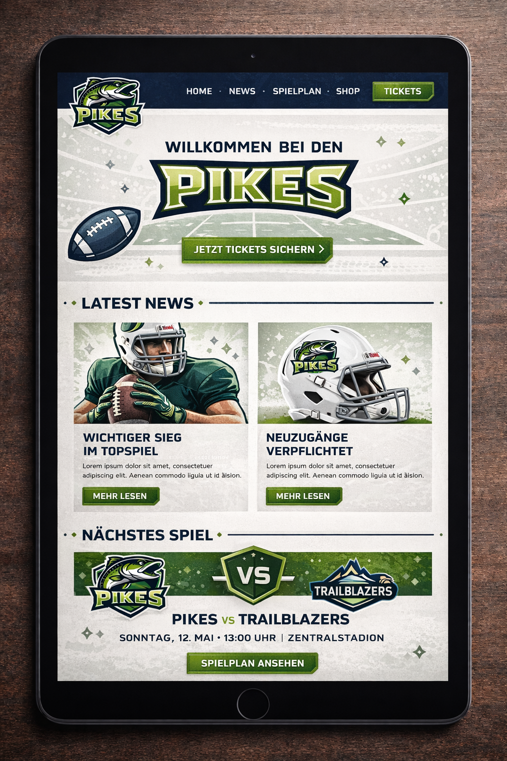 Pikes - Football Team